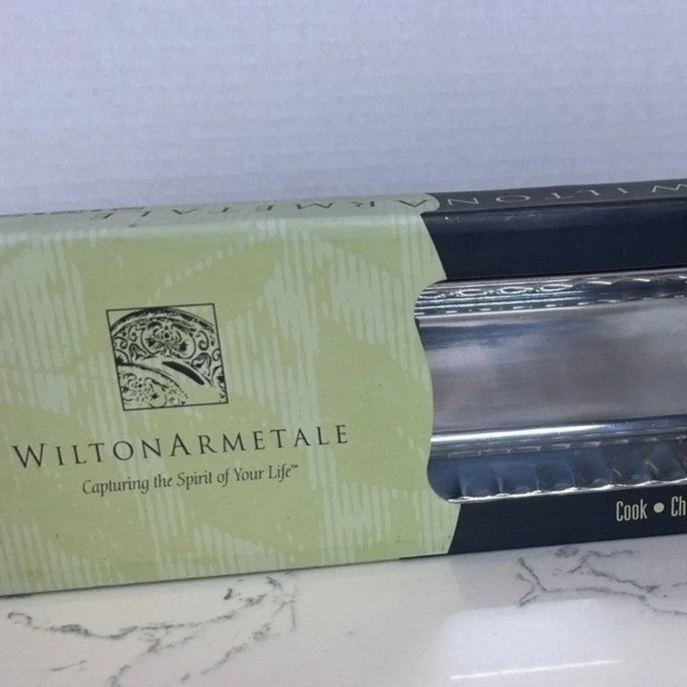 Wilton Armetale‎ Flutes & Pearls Cracker Bread Tray New In Box 12.5